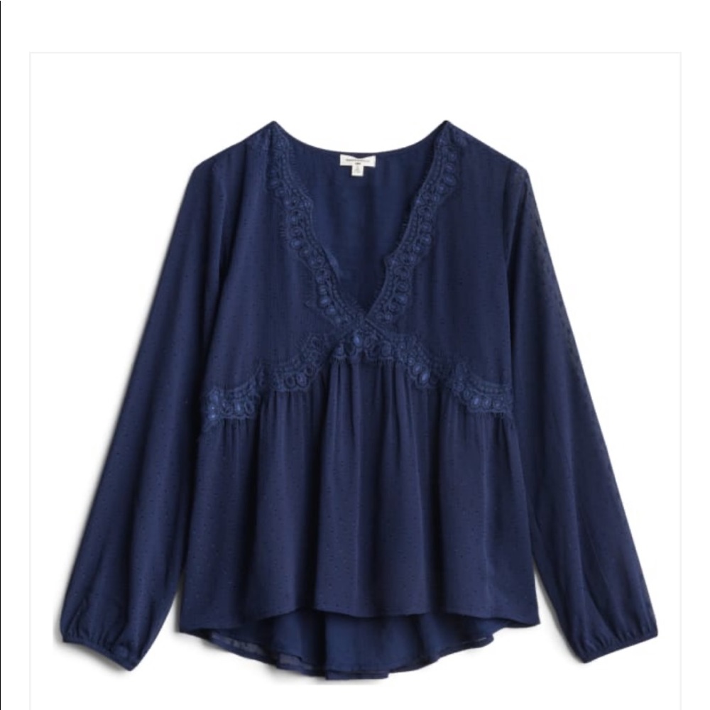 Mason & Belle Cheree Lace Detail Top